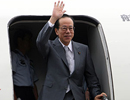 日本首相福田抵达北京